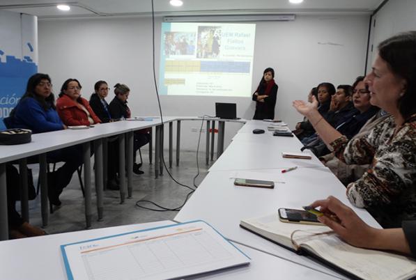 III Encuentro de directivos de las Comunidades de Aprendizaje de la sierra ecuatoriana y autoridades